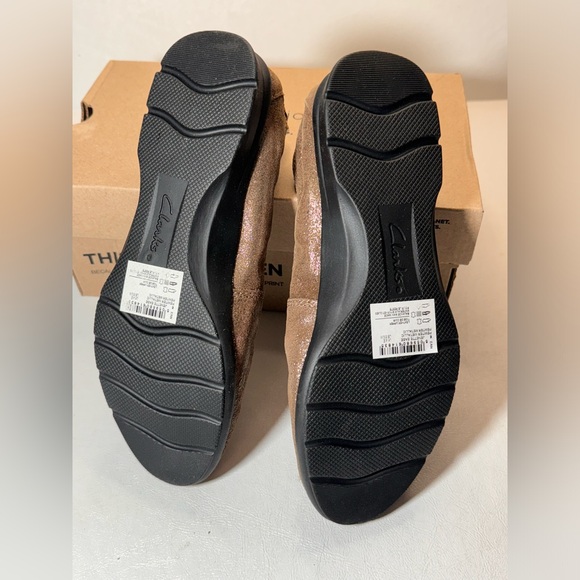 Clarks Collection Flexible Slip-On Flats - Jenette Ease casual classic comfy - Picture 6 of 9